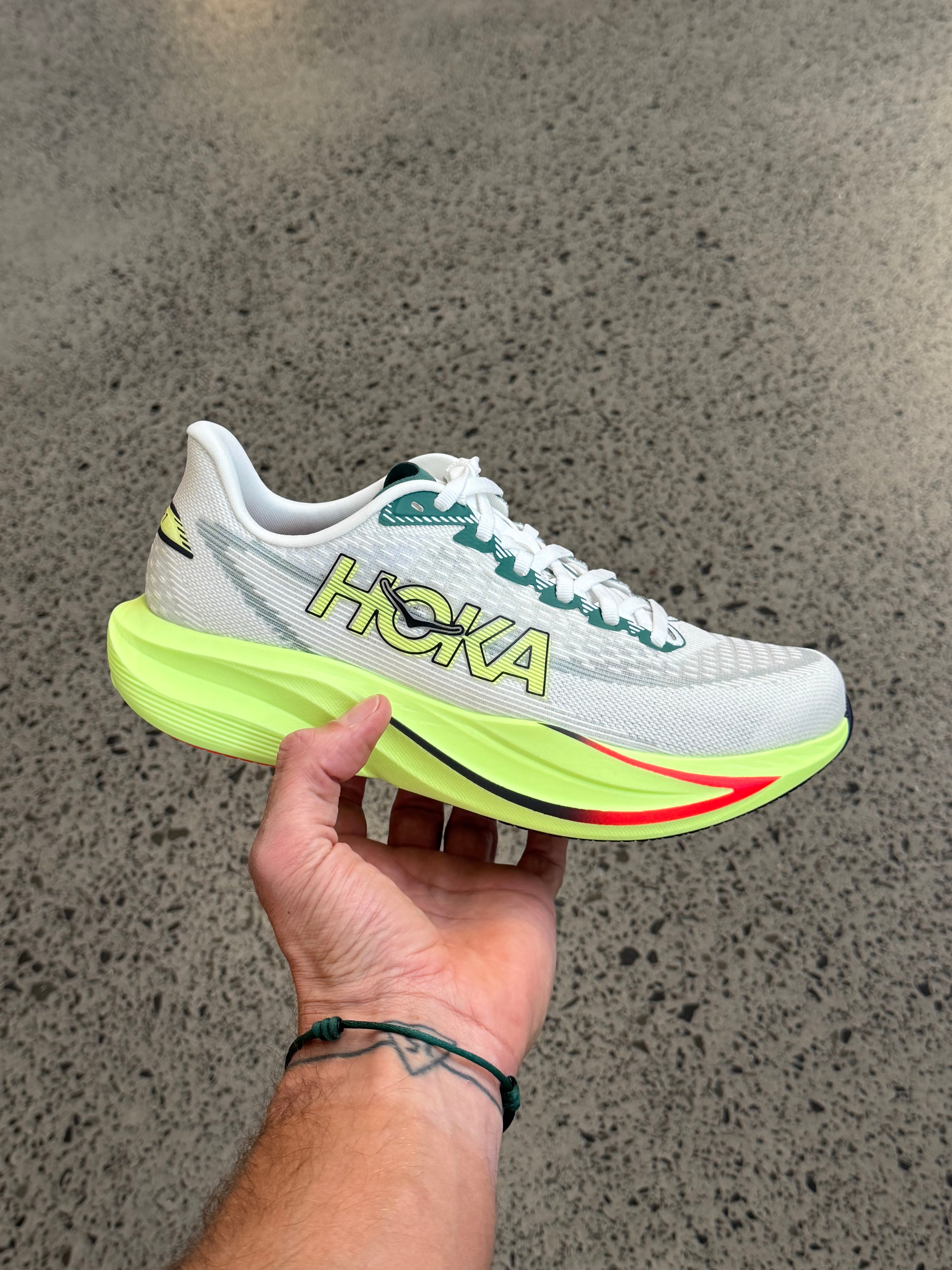 HOKA MACH 7 FROST NEON YUZU WOMEN'S