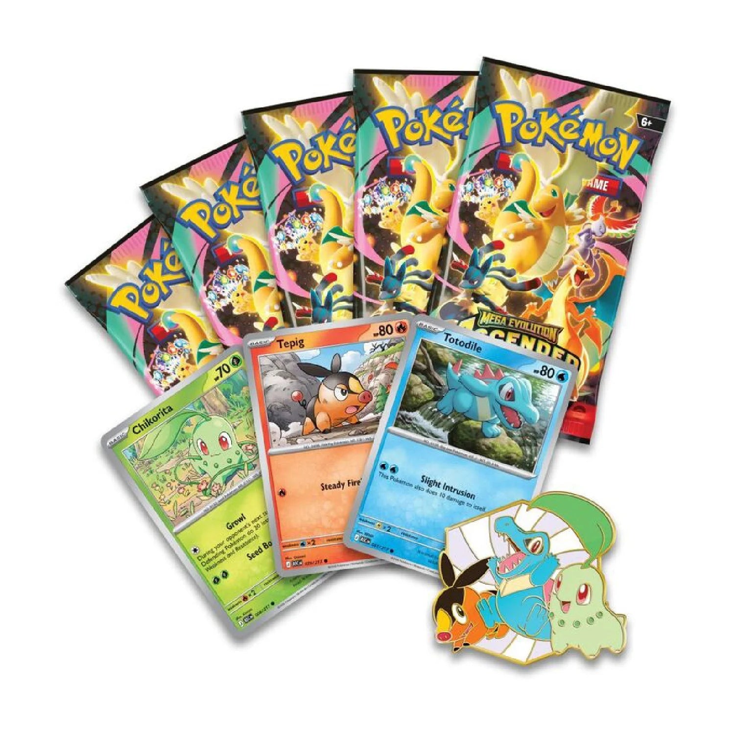Pokemon TCG: Ascended Heroes - First Partners Deluxe Pin Collection