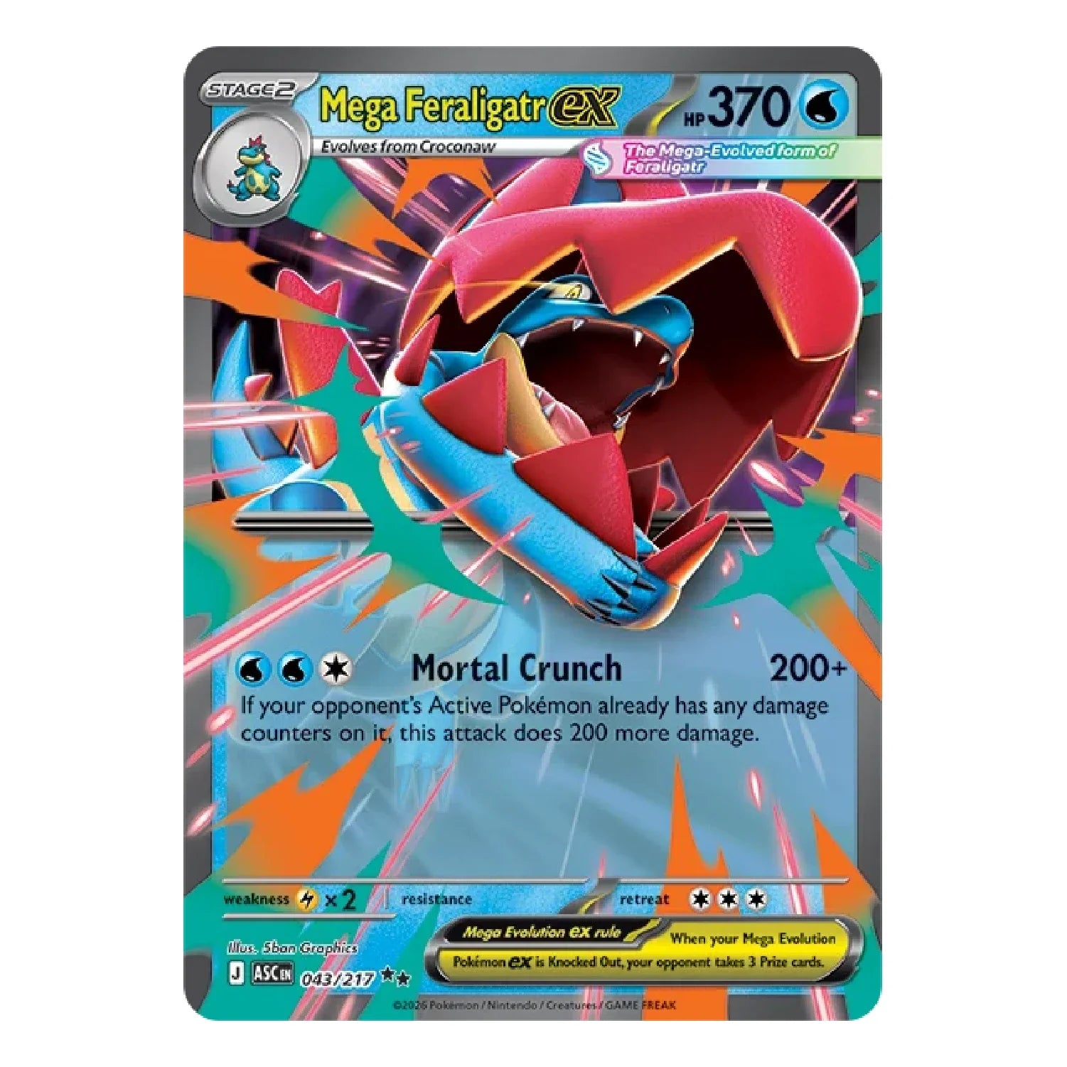 Pokemon TCG: Ascended Heroes - Mega Feraligatr ex Box