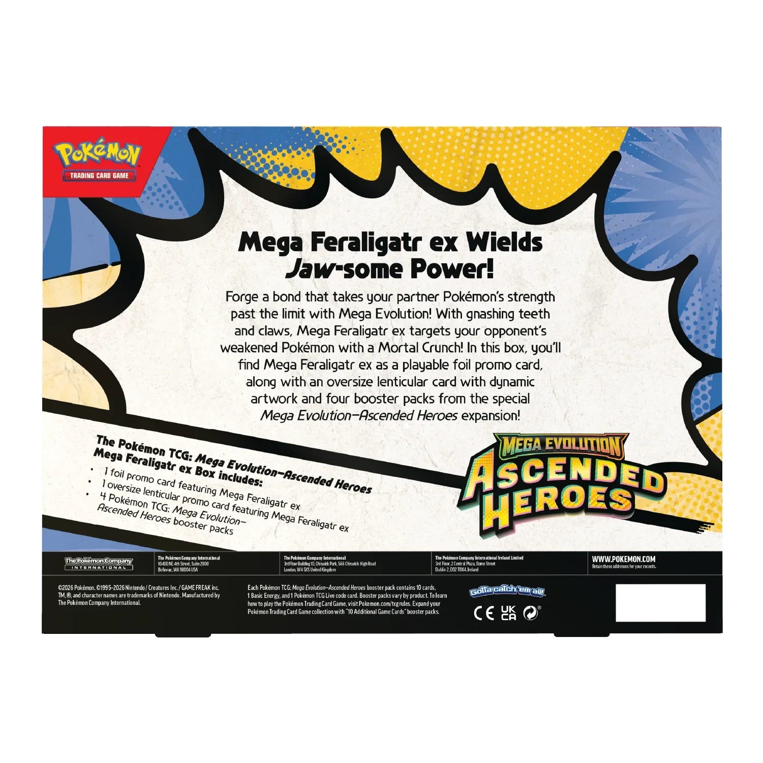 Pokemon TCG: Ascended Heroes - Mega Feraligatr ex Box