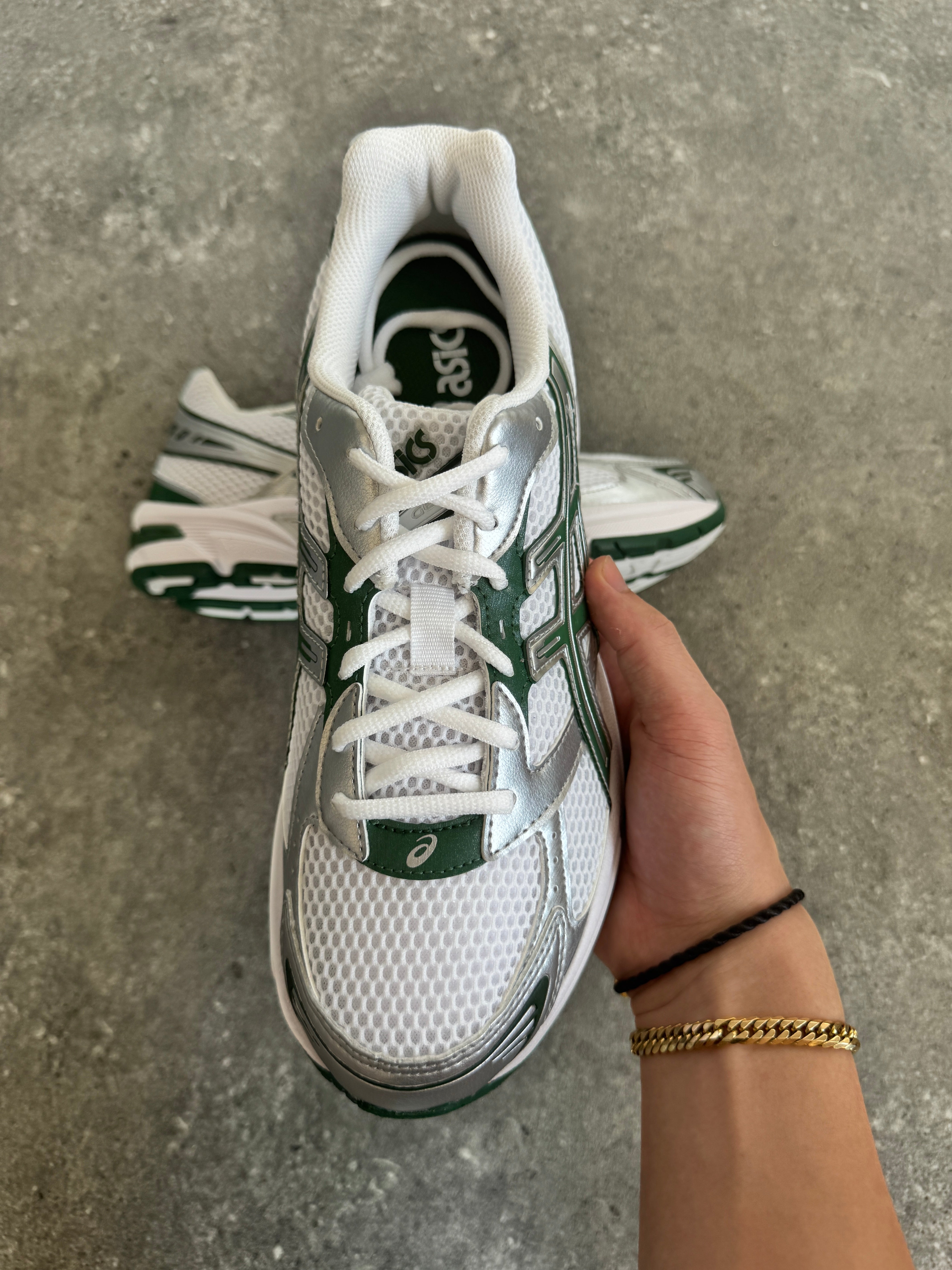 ASICS Gel-1130 White Hunter Green