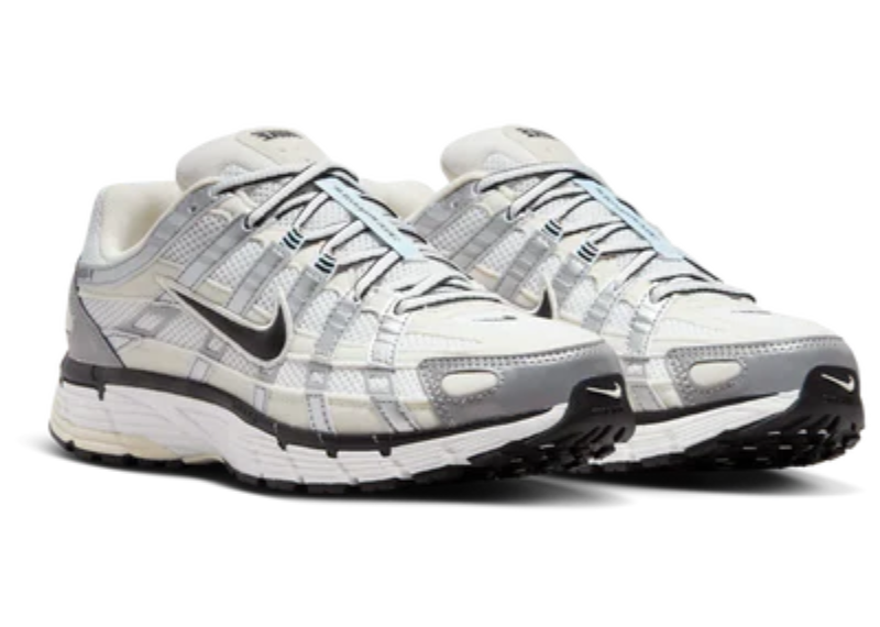 Nike P-6000 Coconut Milk Metallic Silver