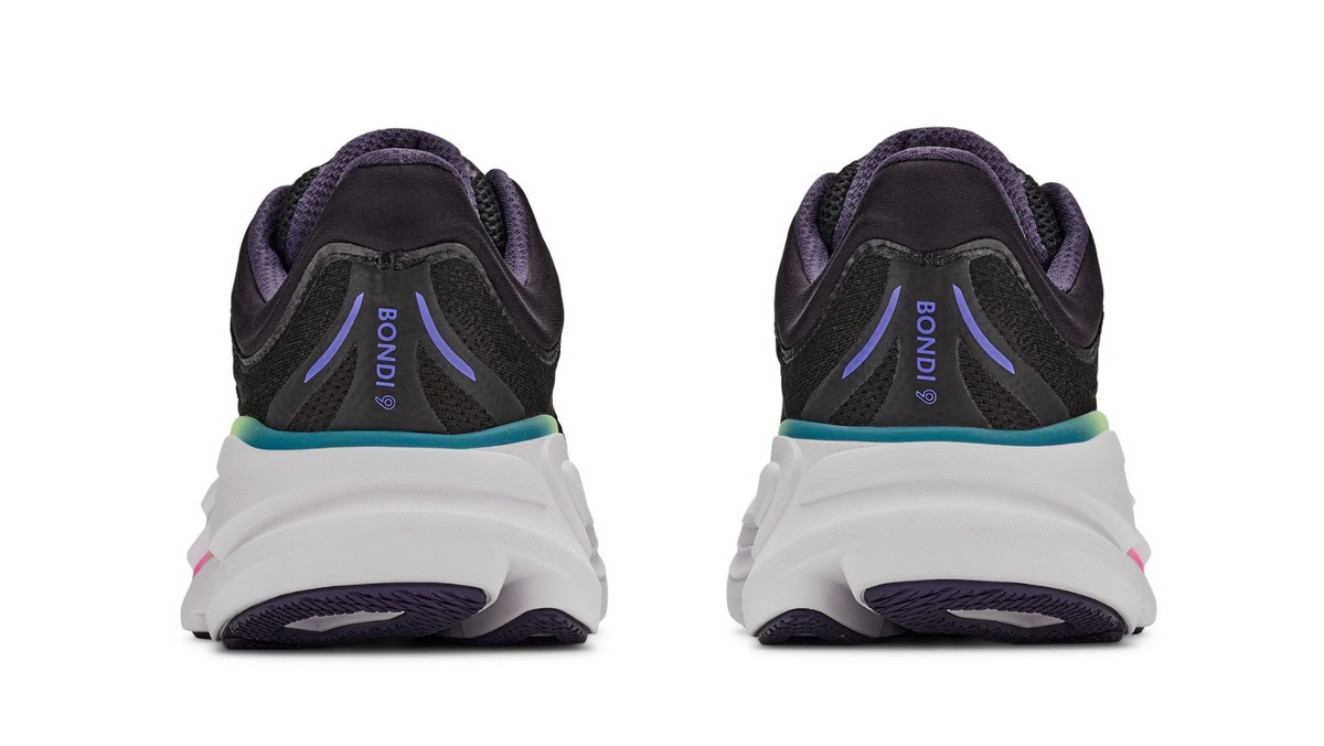 HOKA Bondi 9 Black Neon Dragonfruit Women's