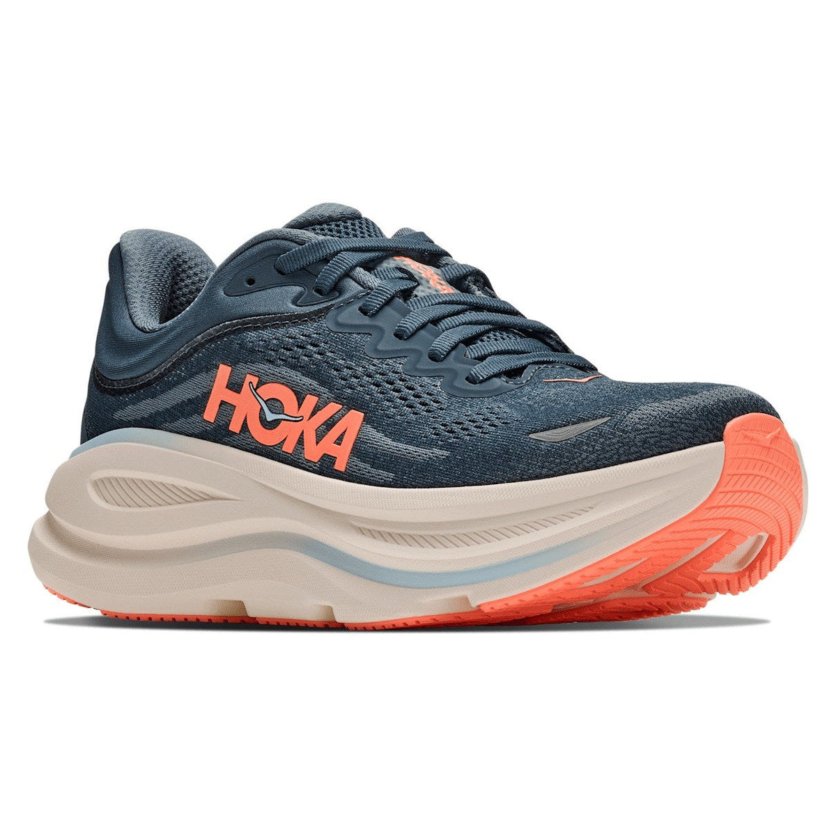 HOKA Bondi 9 Faded Navy Slate Blue Women's