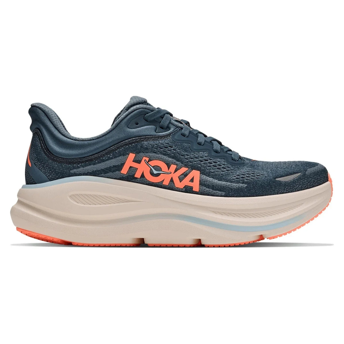 HOKA Bondi 9 Faded Navy Slate Blue Women's
