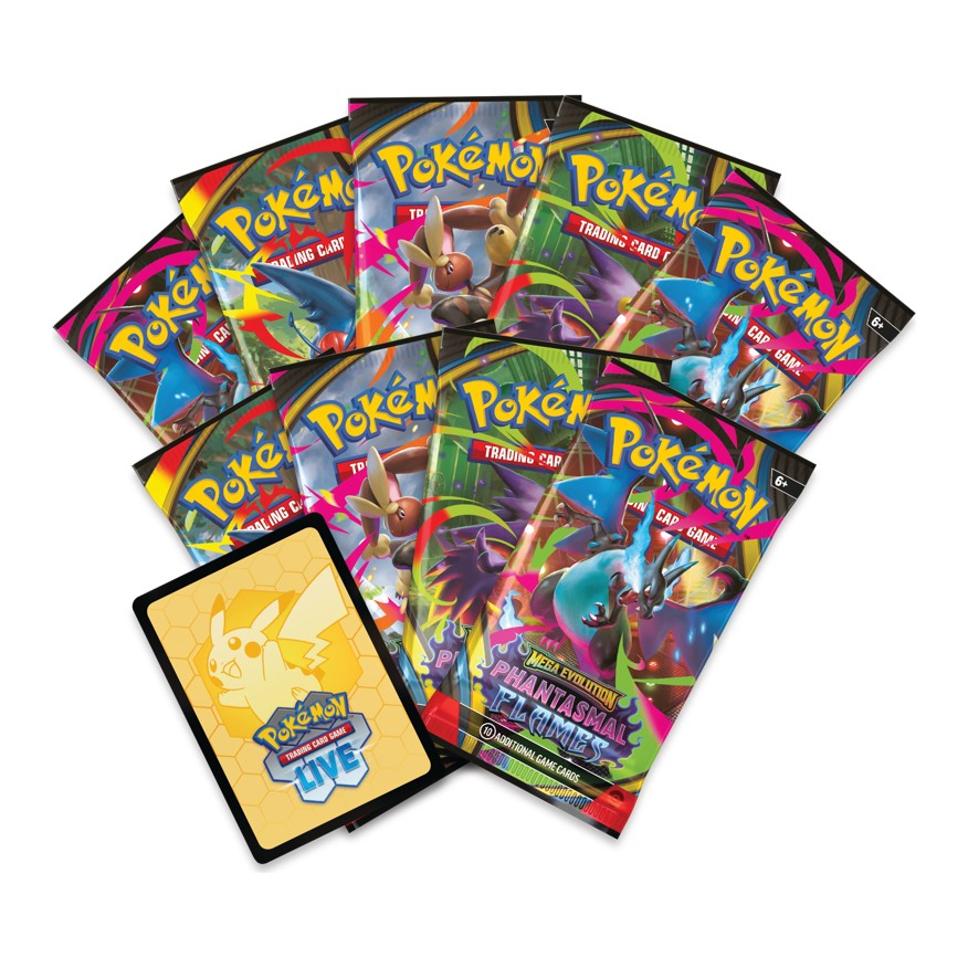 Pokemon Mega Evolution Phantasmal Flames Elite Trainer Box