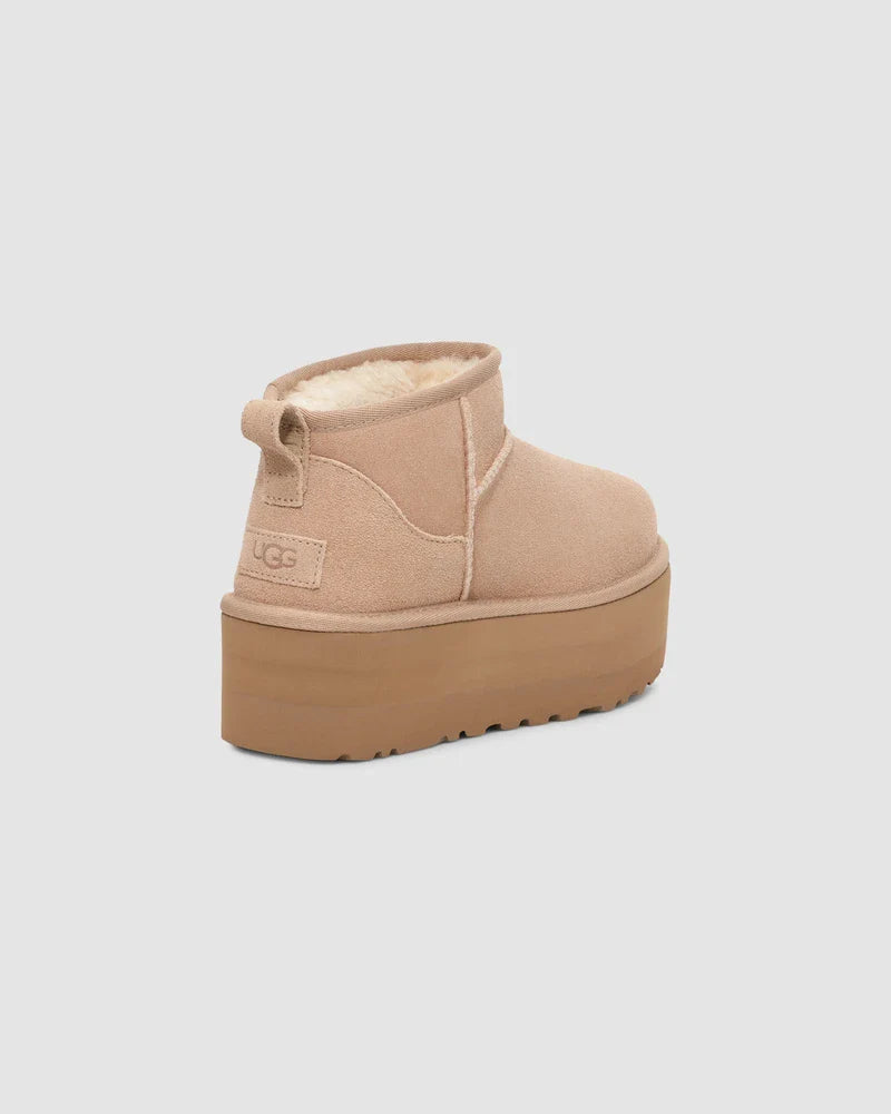 UGG Classic Ultra Mini Platform Boot Sand