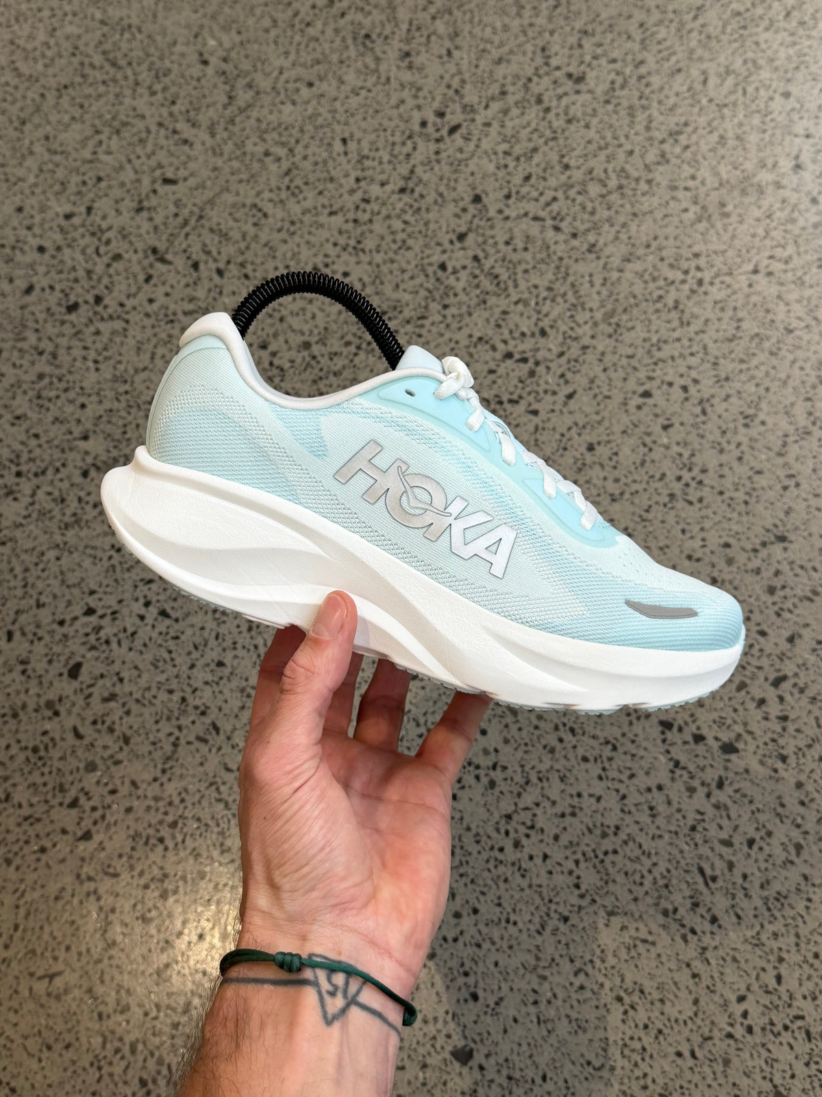 HOKA Rincon 5 Glimmering Blue Silver Women's