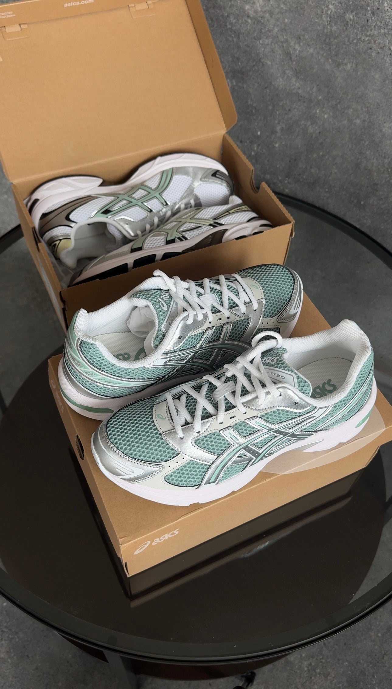 ASICS Gel-1130 Verdigris Pure Silver