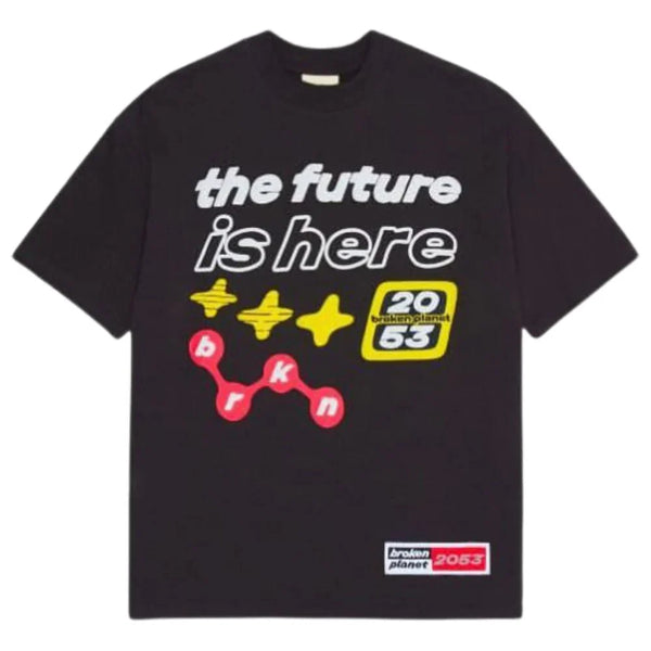 Broken Planet Market The Future Is Here T Shirt Black