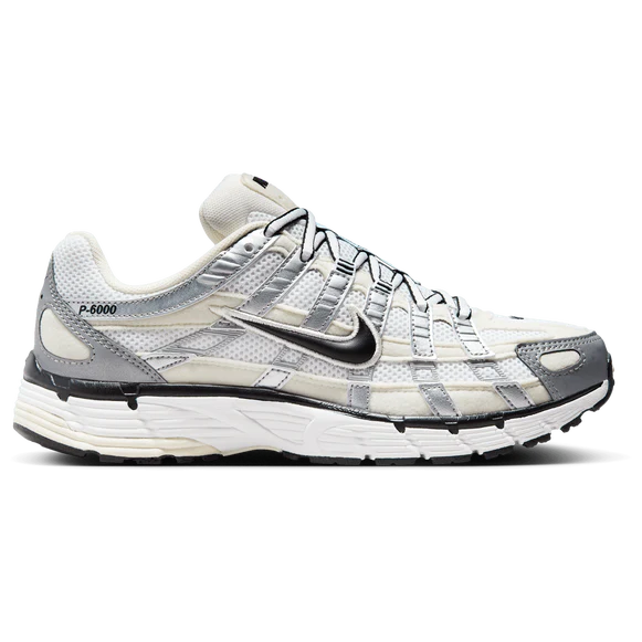 Nike P-6000 Coconut Milk Metallic Silver