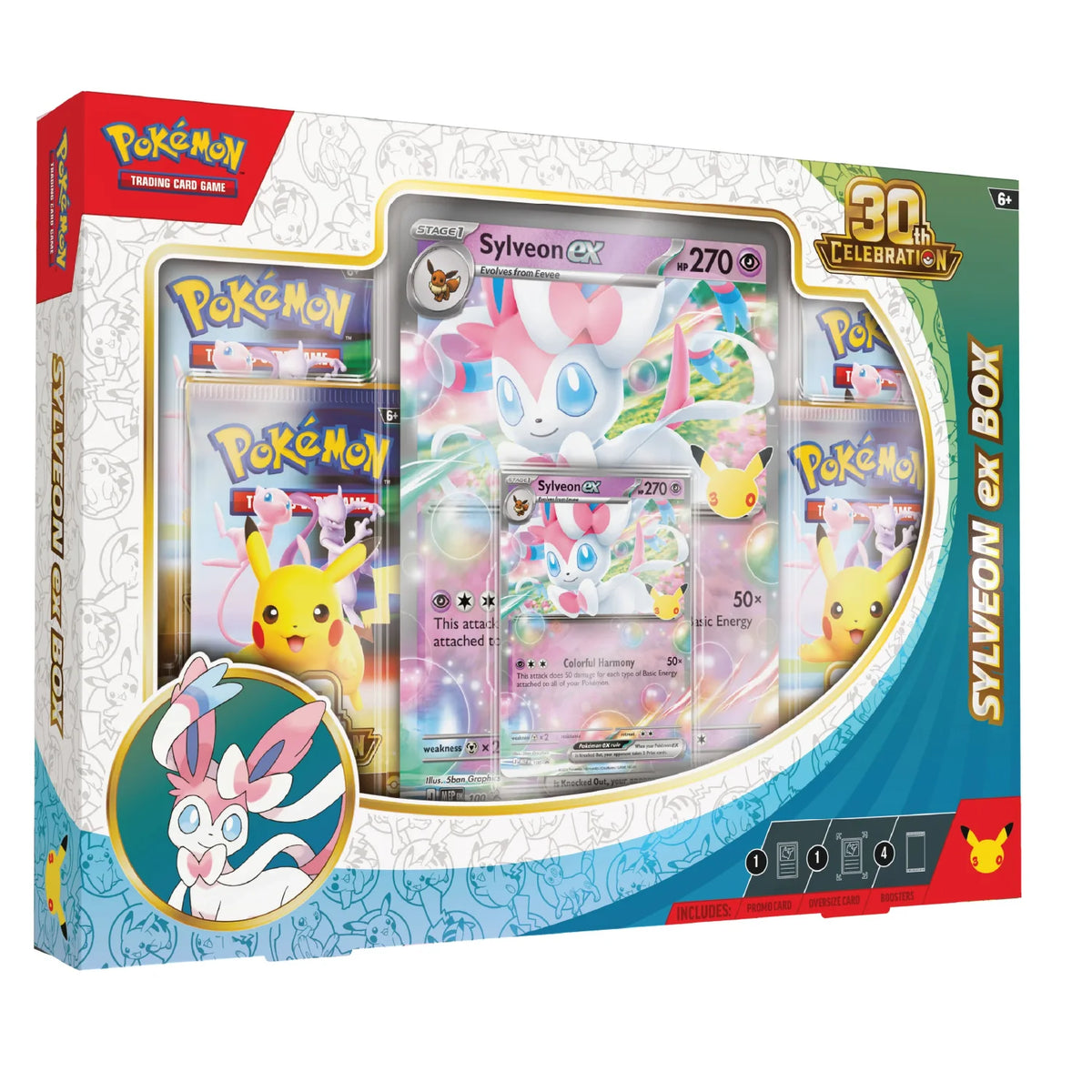 Pokemon TCG: 30th Celebration - Sylveon ex Box
