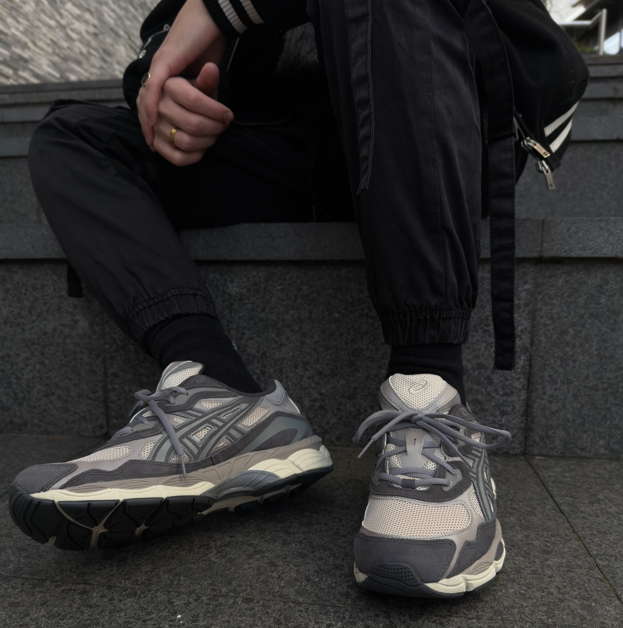 ASICS GEL-NYC 'Oatmeal Obsidian Grey'