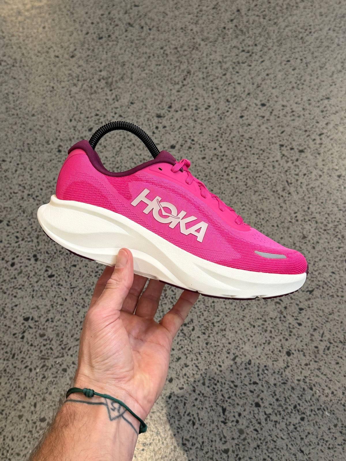 HOKA Rincon 5 Pink Punch Alabaster Women's