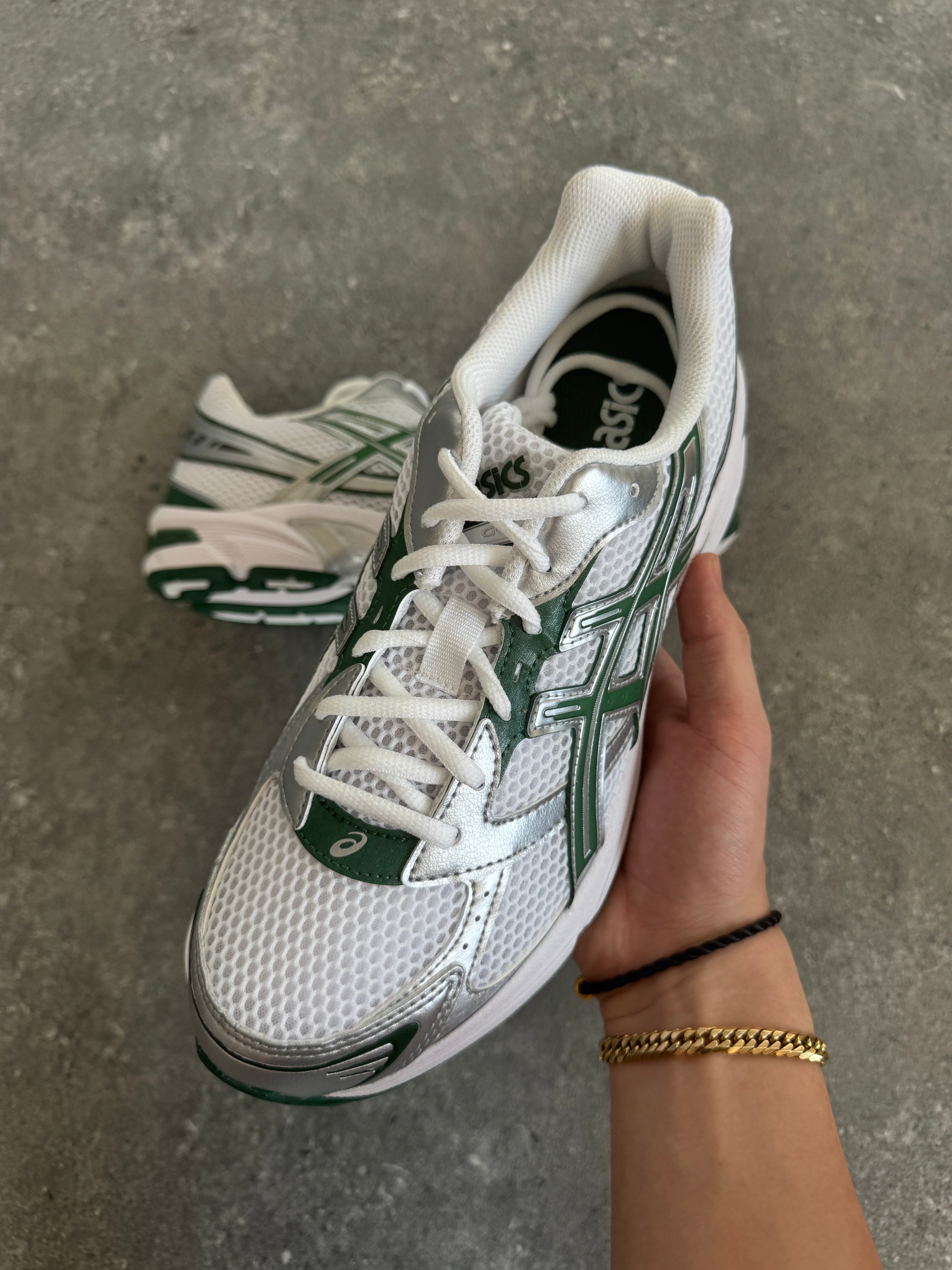 ASICS Gel-1130 White Hunter Green