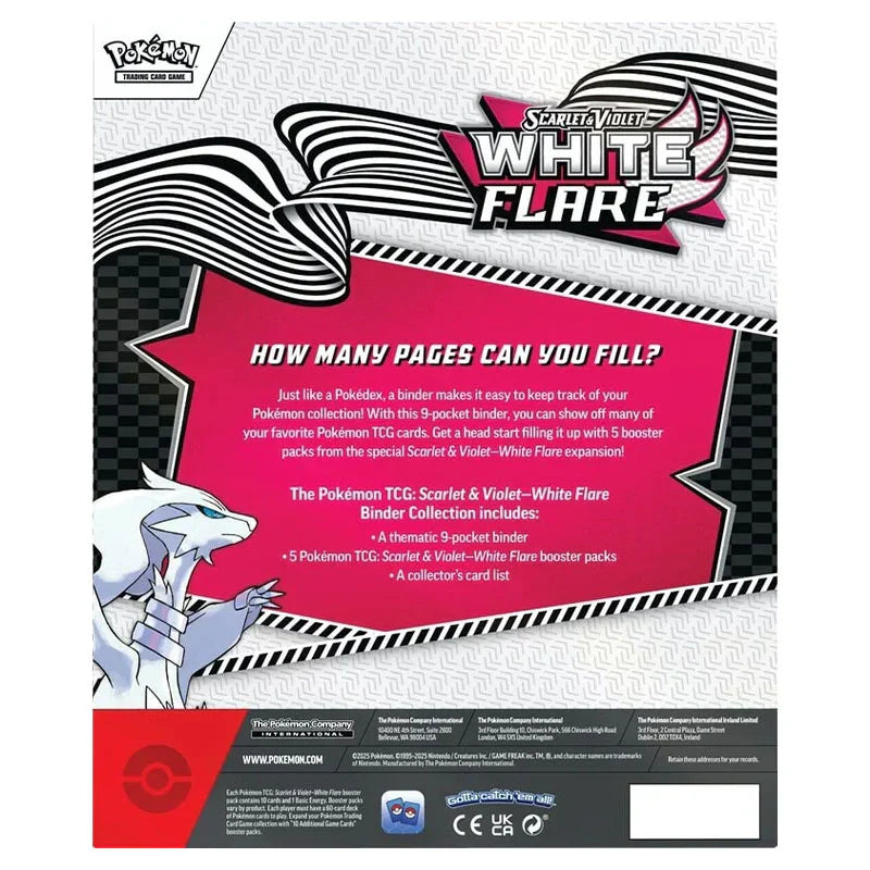 Pokemon Scarlet & Violet White Flare Binder Collection