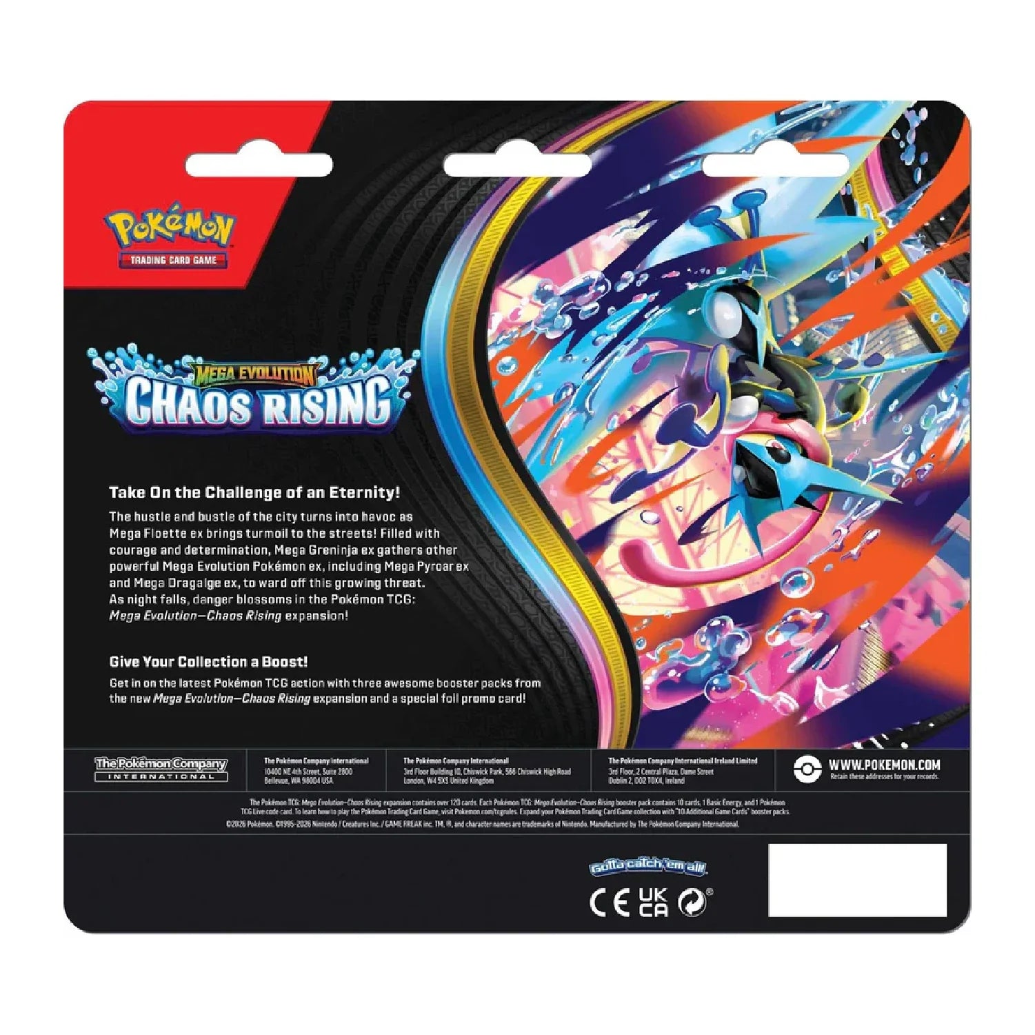 Pokemon TCG: Chaos Rising - 3 Pack Blister (Charmeleon)