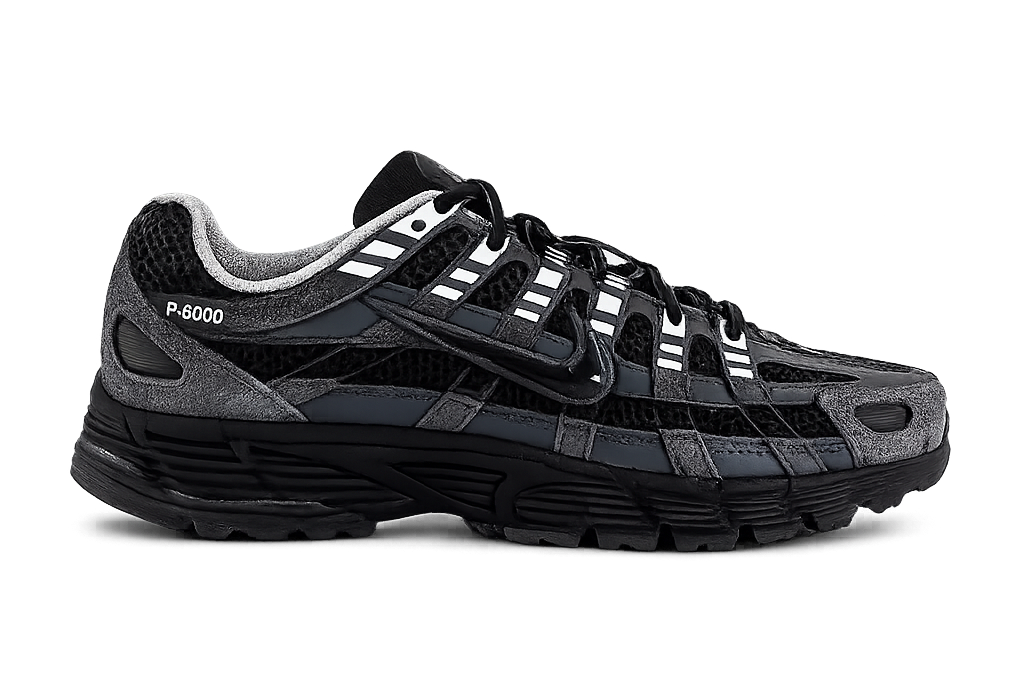 Nike P-6000 Anthracite Metallic Silver