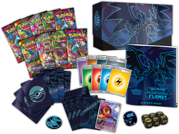 Pokemon Mega Evolution Phantasmal Flames Elite Trainer Box