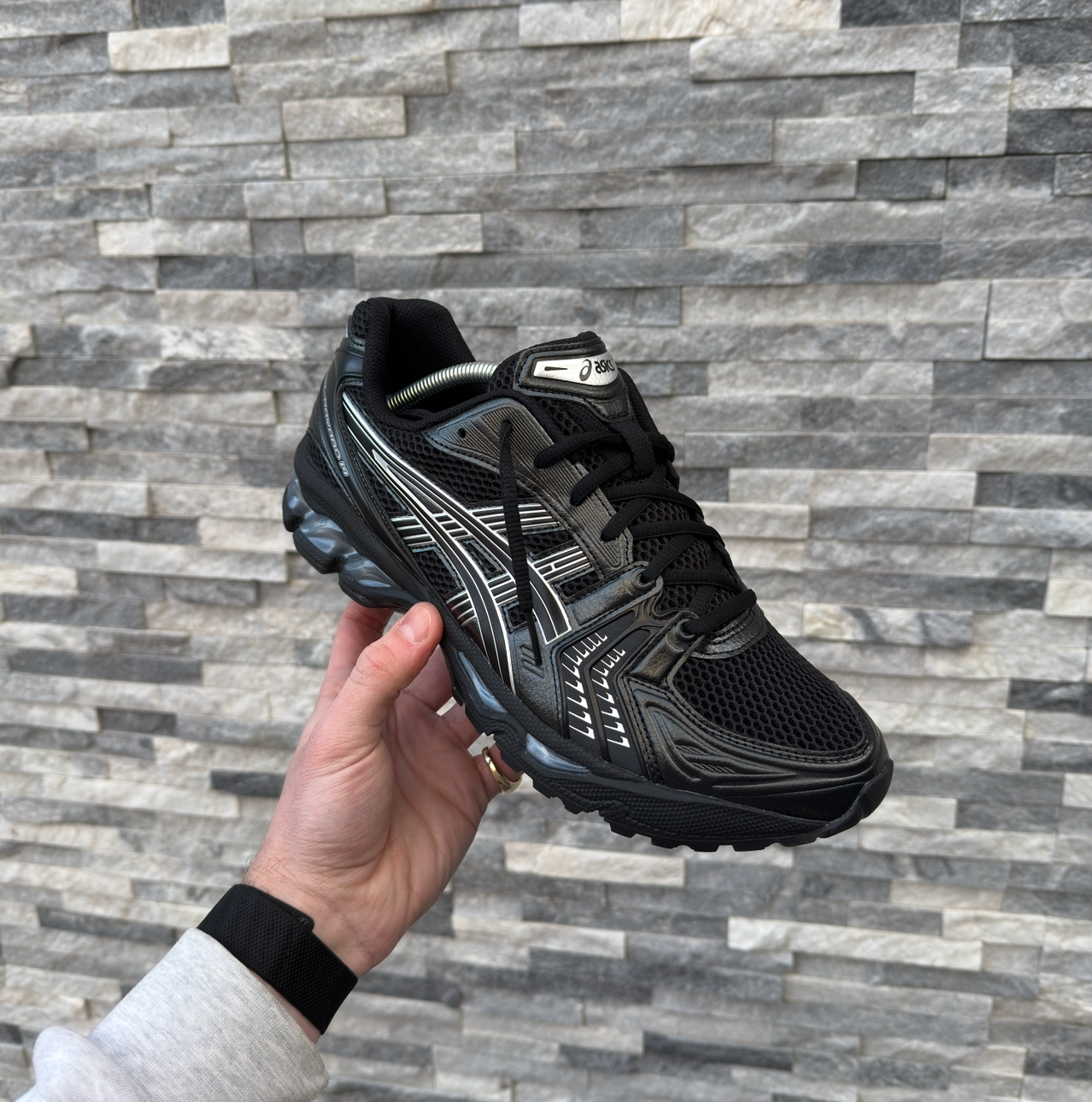 ASICS Gel-Kayano 14 Black Pure Silver