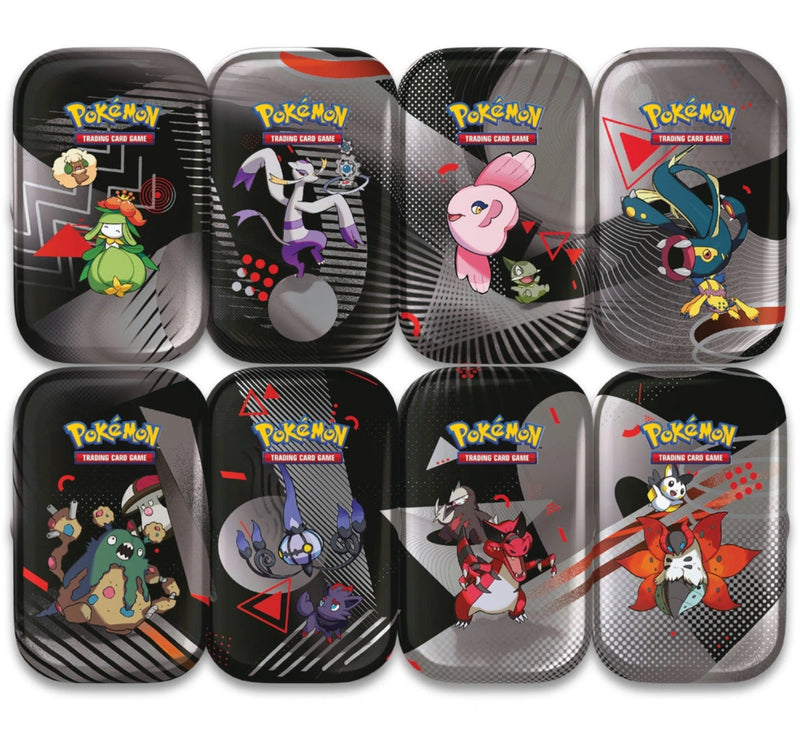 Pokemon Scarlet & Violet Black Bolt & White Flare Unova Mini Tin