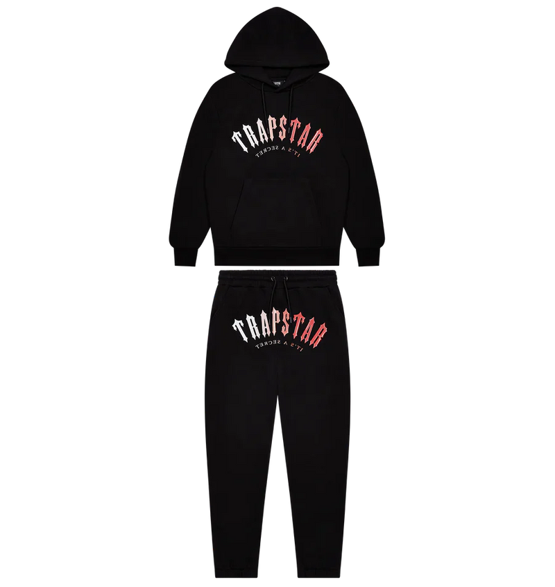 Trapstar Irongate Arch It’s A Secret Hooded Gel Tracksuit - Black