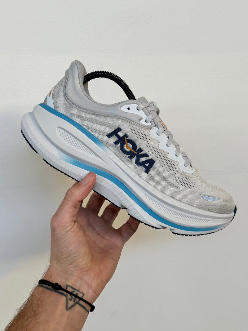 Hoka Bondi 9 Stardust Cosmic Grey Men's