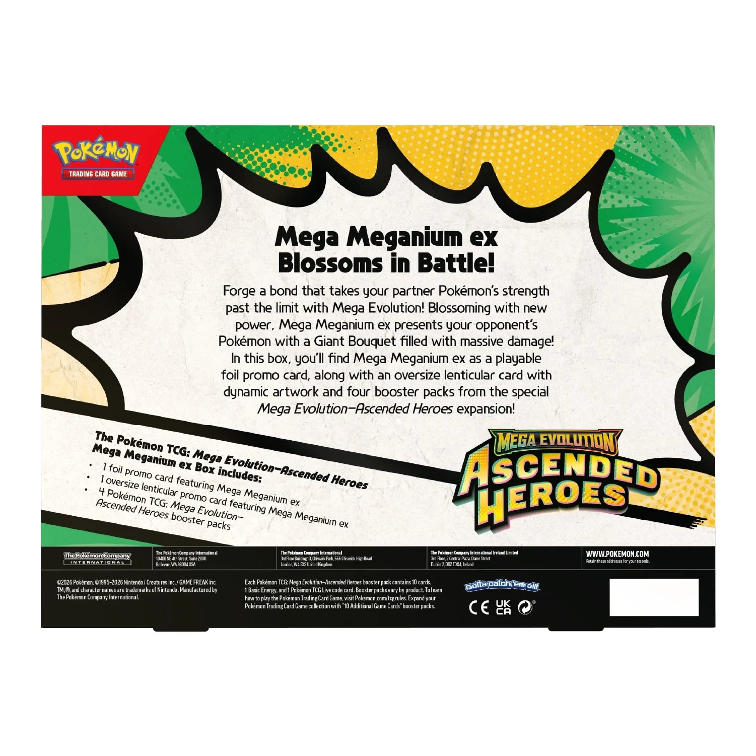 Pokemon TCG: Ascended Heroes - Mega Meganium ex Box