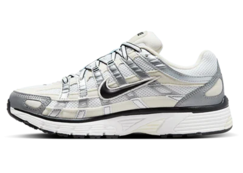 Nike P-6000 Coconut Milk Metallic Silver