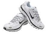 Nike P-6000 White Metallic Silver Black