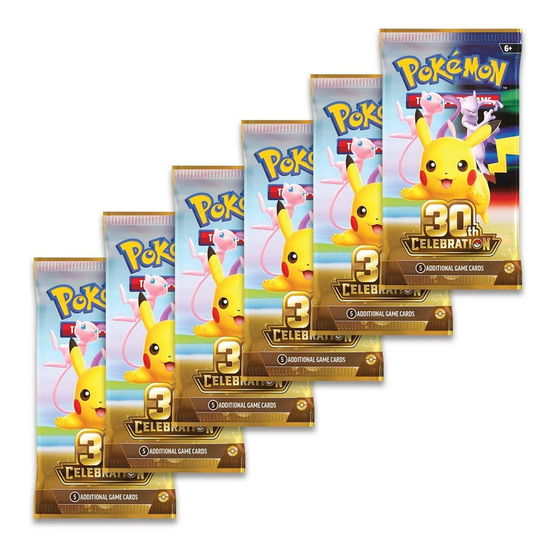 Pokémon TCG: 30th Celebration 3 Booster Packs