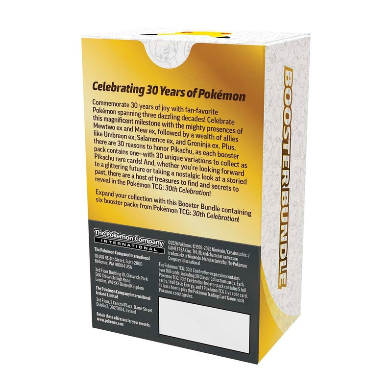 Pokémon TCG: 30th Celebration Booster Bundle