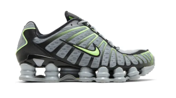 Nike Shox TL Wolf Grey Lime Blast