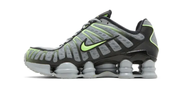 Nike Shox TL Wolf Grey Lime Blast