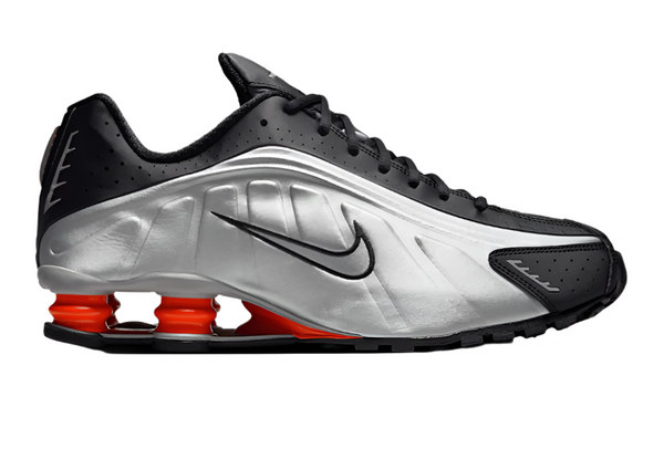 Nike Shox R4 Black Metallic Silver (2025)