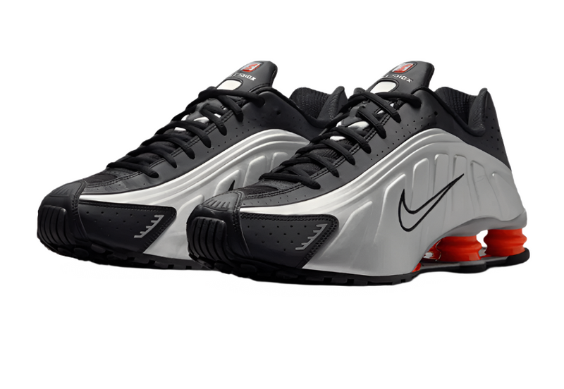 Nike Shox R4 Black Metallic Silver (2025)