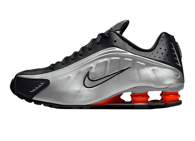 Nike Shox R4 Black Metallic Silver (2025)