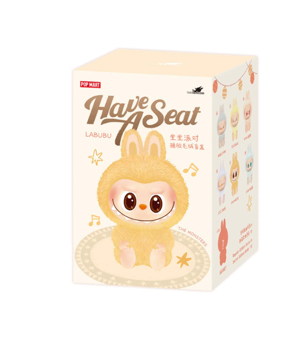 Pop Mart The Monsters Labubu "Have A Seat" Vinyl Face Sealed Case