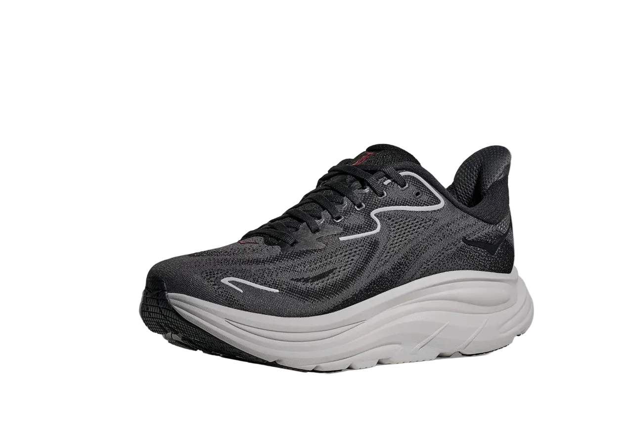 Hoka Clifton 10 Carbon Black Satellite Grey Men’s