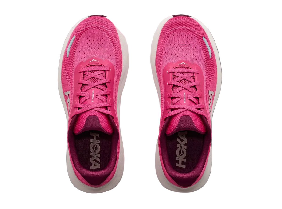 HOKA Rincon 5 Pink Punch Alabaster Women's