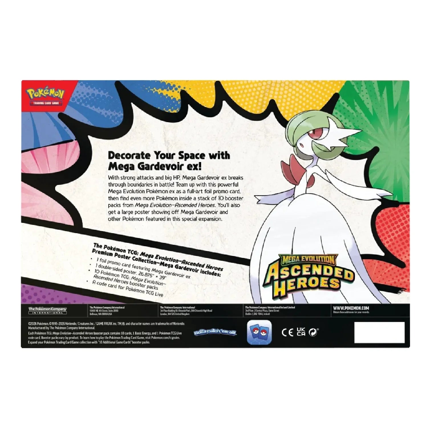 Pokemon TCG: Ascended Heroes - Mega Gardevoir Premium Poster Collection