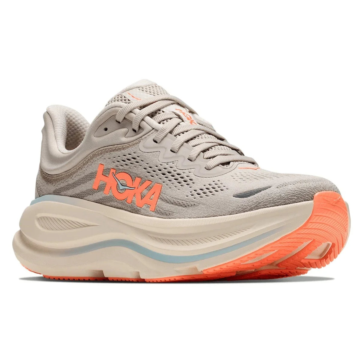 HOKA Bondi 9 River Rock Grey Mineral Ore Women's