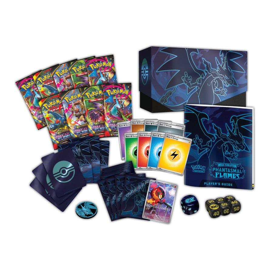 Pokemon Mega Evolution Phantasmal Flames Elite Trainer Box