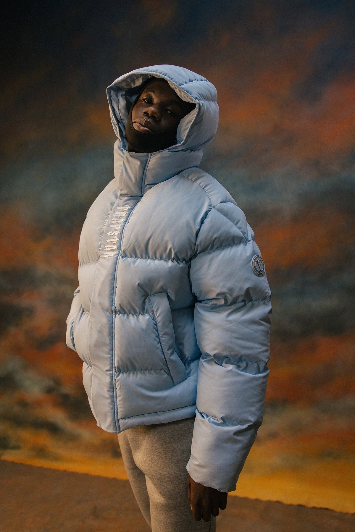 Decoded Hooded Puffer 2.0 - Ice Blue – SteppedInUk