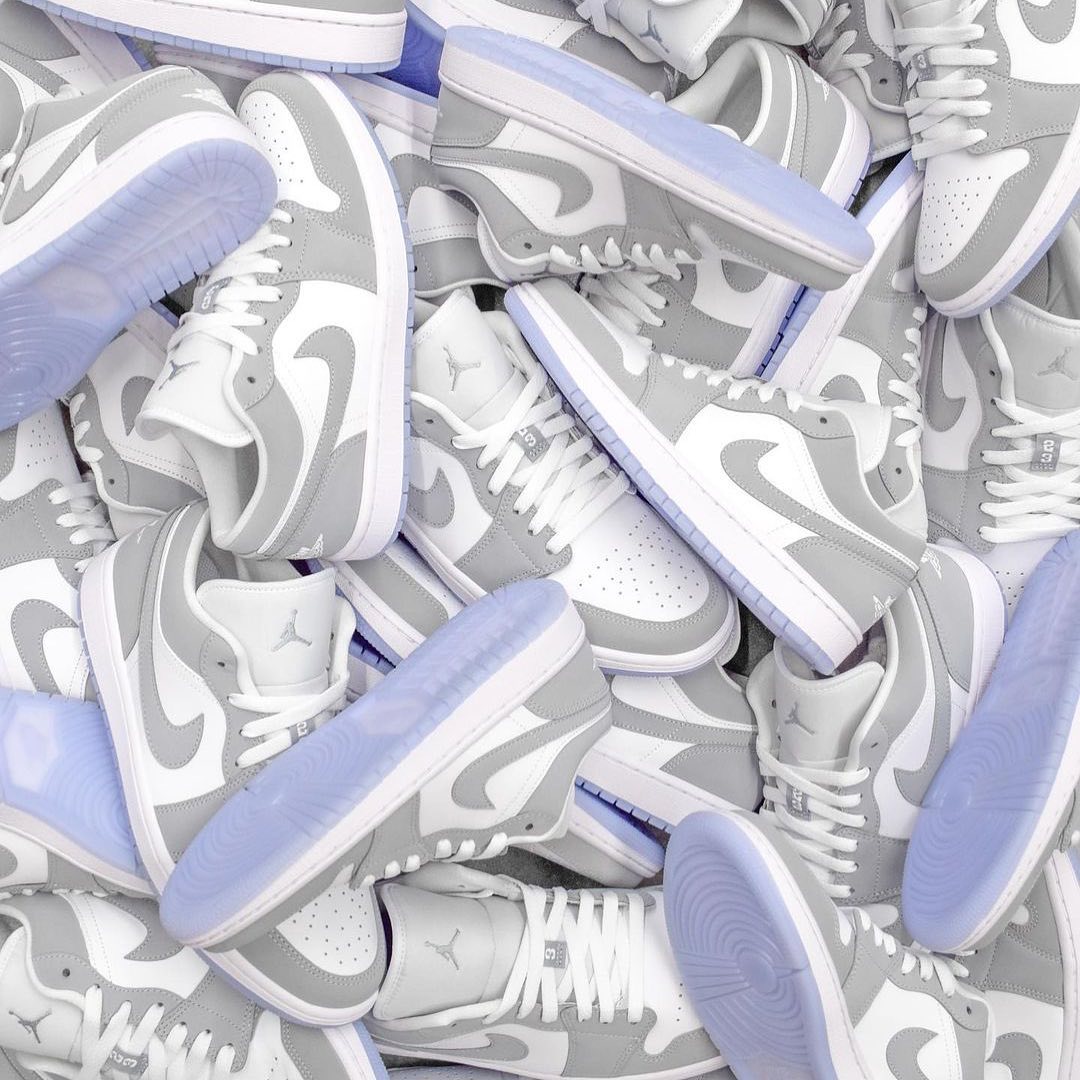 Nike Air Jordan 1 Low Grey Wolf (W)