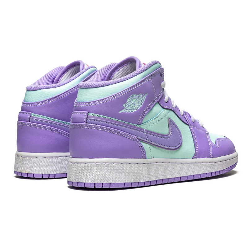 jordan one aqua purple