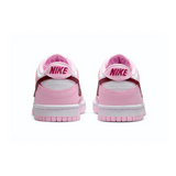 NIKE DUNK LOW PINK RED WHITE - Stepped In
