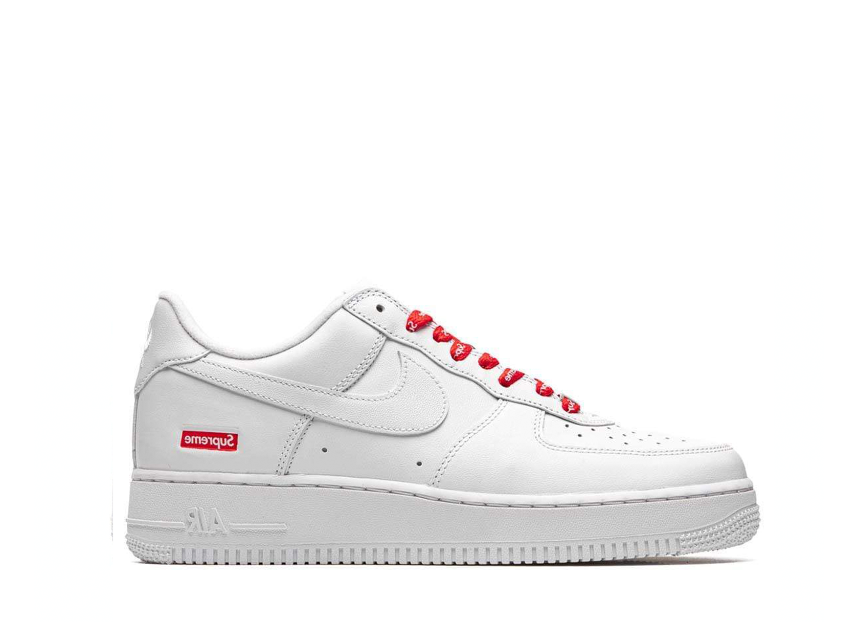 Nike Air Force 1 Low Supreme Box Logo White