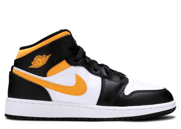 AIR JORDAN 1 MID WHITE POLLEN BLACK - Stepped In