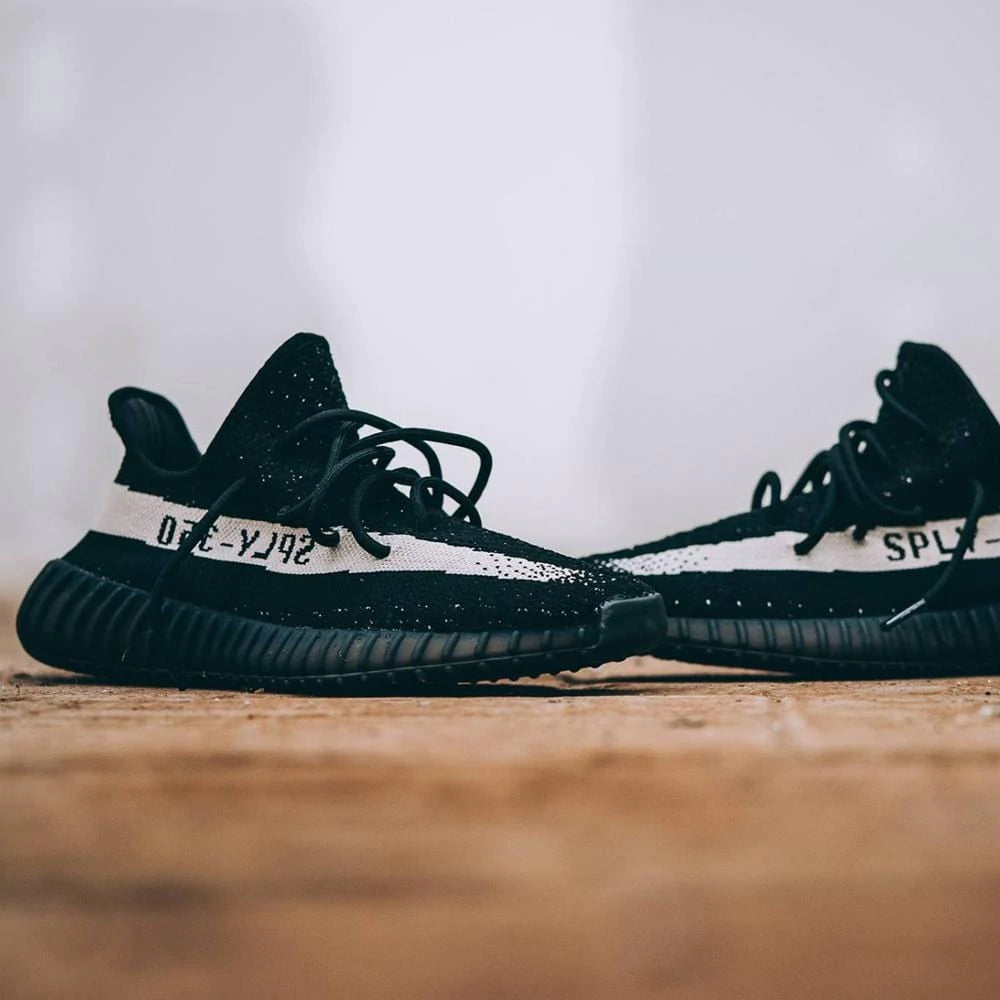 adidas Yeezy Boost 350 V2 Core Black White Oreo SteppedInUk